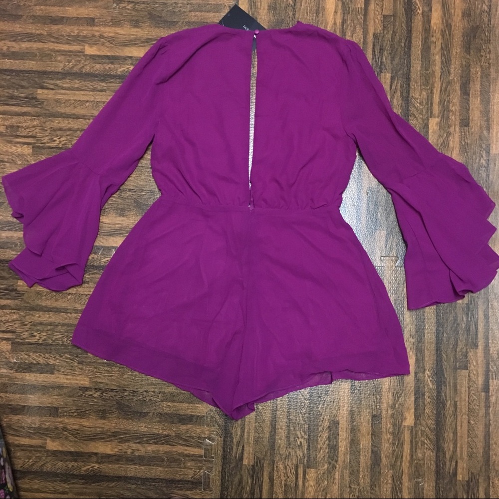 FUSHIA ROMPER - Picture 2 of 2